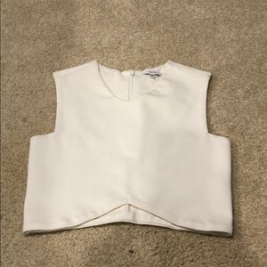 Talula white crop top